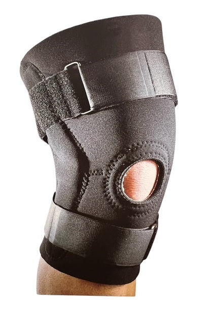 Hinged knee support