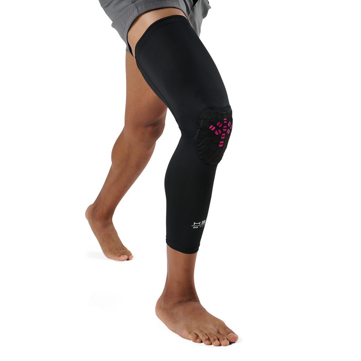 HEX Viz Leg Sleeve Single Black/Pink