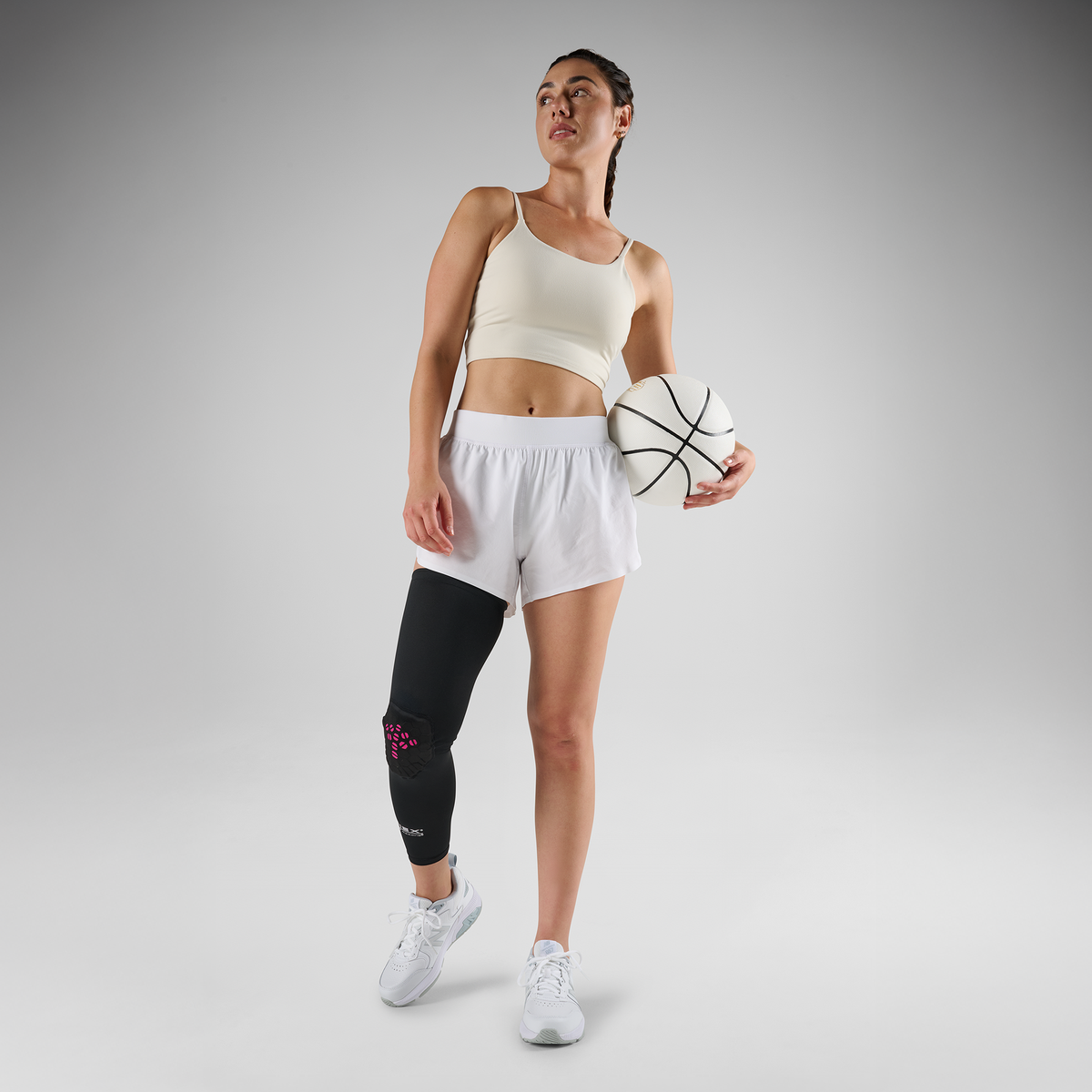 HEX Viz Leg Sleeve Single Black/Pink