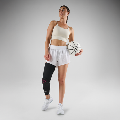 HEX Viz Leg Sleeve Single Black/Pink
